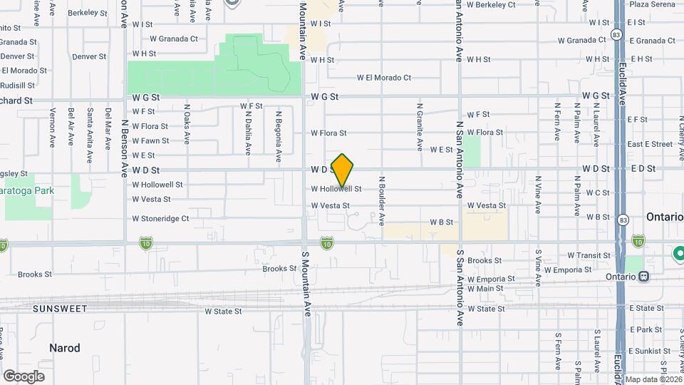 1005 W Hollowell St Map and Location Details