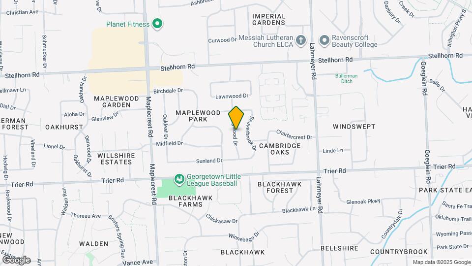 4030 Springwood Dr Map and Location Details