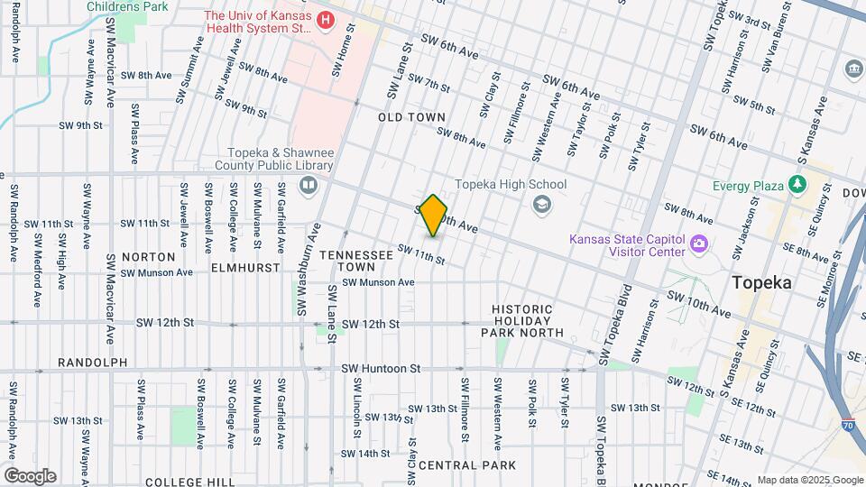 1025 SW Clay St Map and Location Details