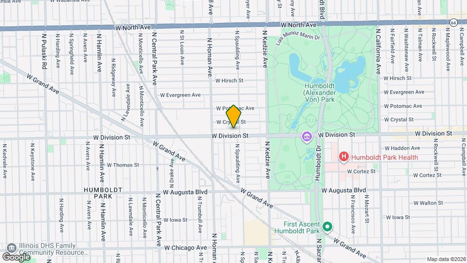 3310 W Division St, Unit Casa Bella Map and Location Details