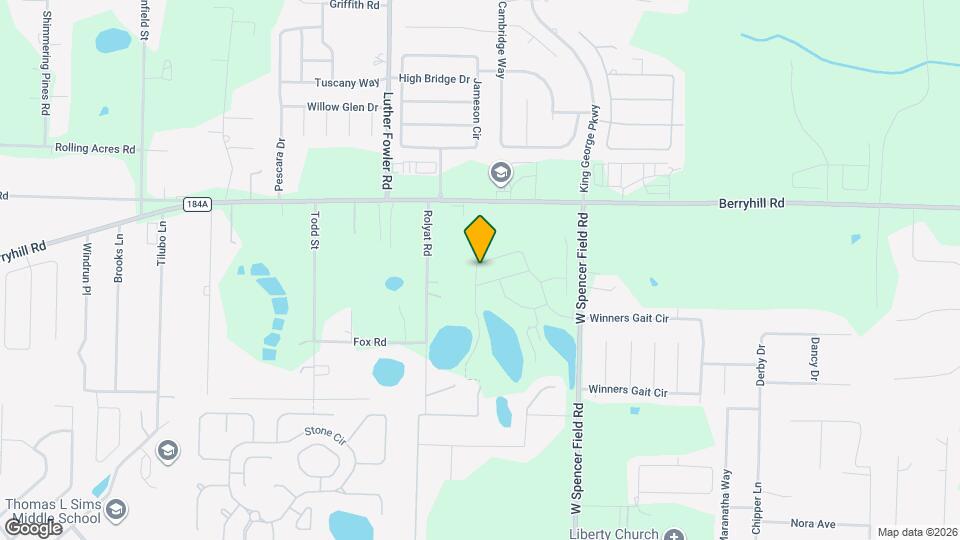 5772 Danbury Blvd Map and Location Details