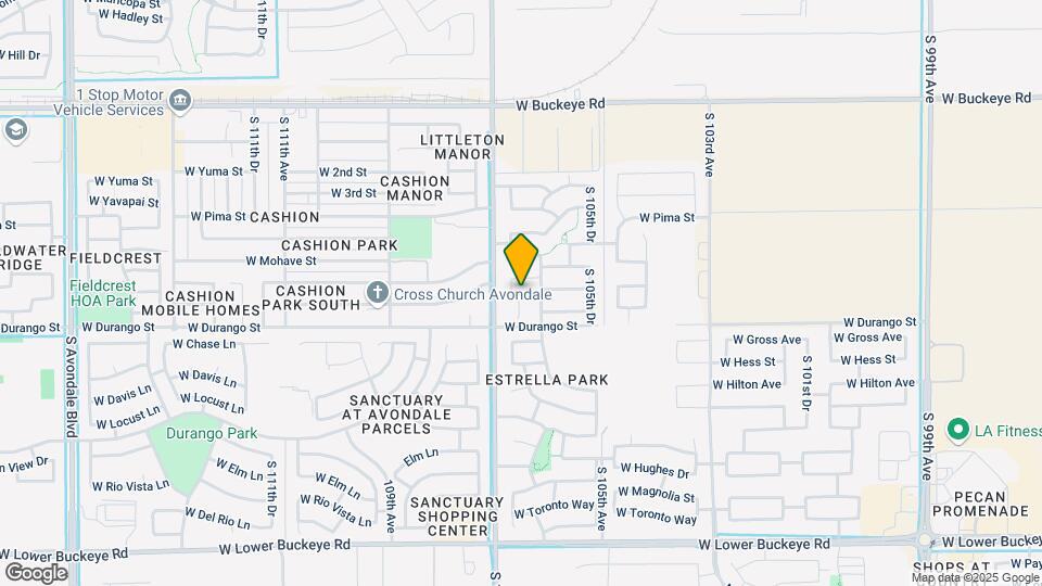 10624 W Apache St Map and Location Details