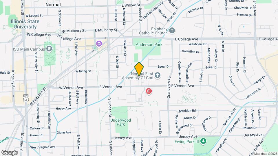 326 E Vernon Ave Map and Location Details