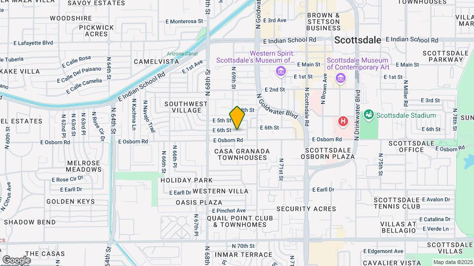 6911 E 6th St Map and Location Details