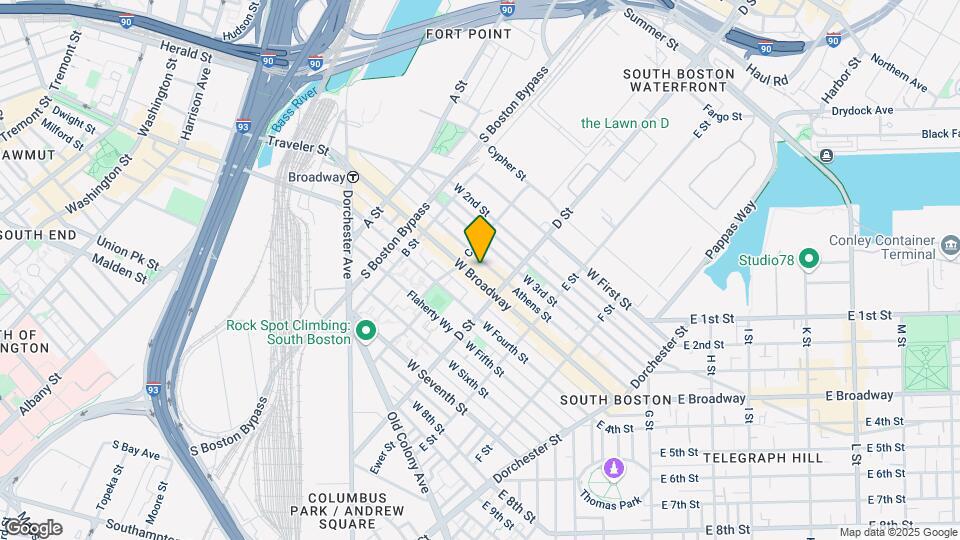 252 W Broadway Map and Location Details