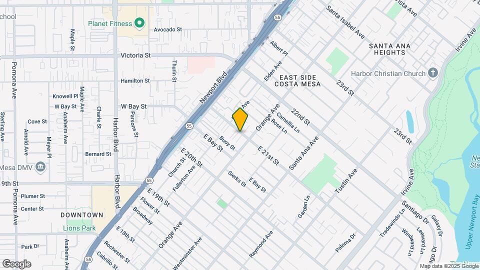 187 E 21st St Map and Location Details