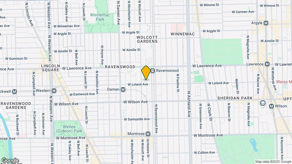 1818 W Leland Ave, Unit 1 Map and Location Details
