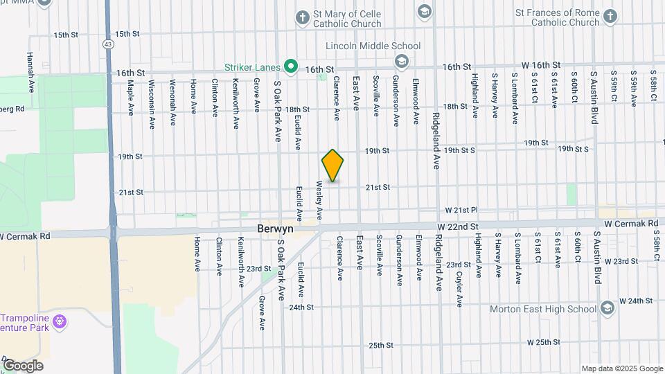 6645 21st St, Unit 205 Mapa y Detalles de la Ubicación