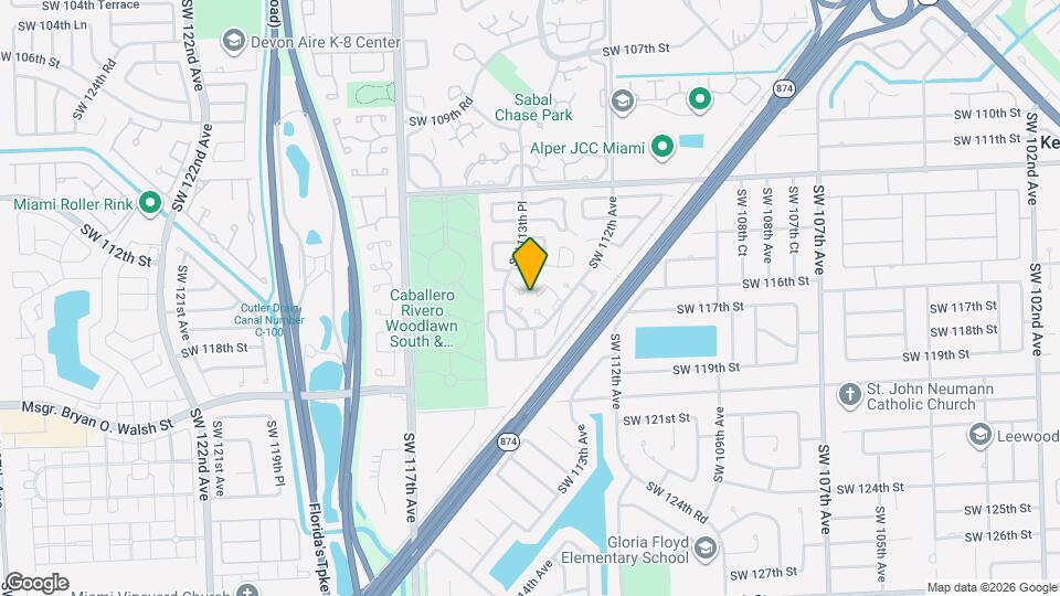 11298 SW 116th Ter Map and Location Details