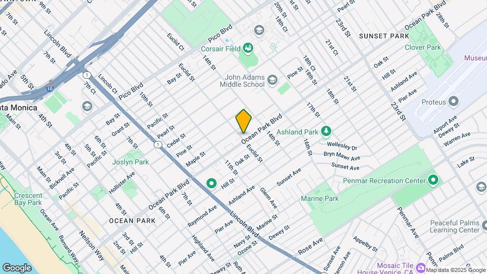 2521-2527 Euclid St Mapa y Detalles de la Ubicación