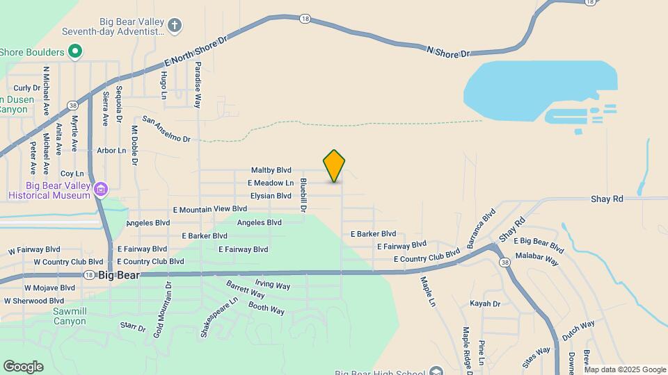 744 E Meadow Ln Map and Location Details