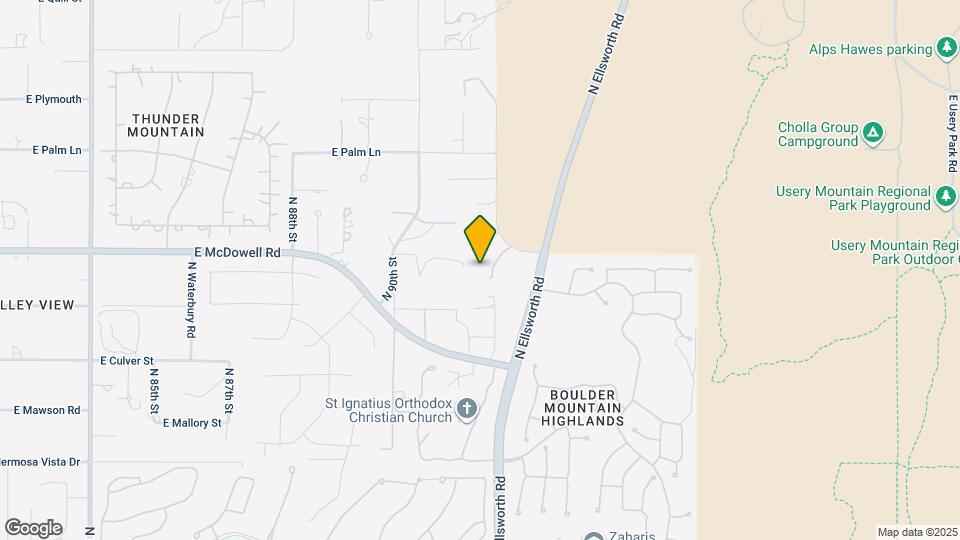 9233 E Omega St Map and Location Details