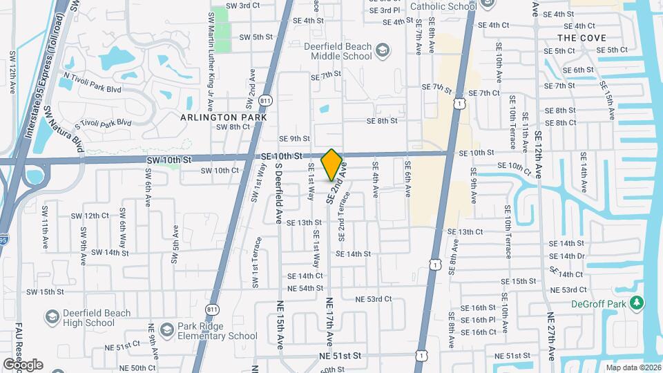 1123 SE 2nd Ave Map and Location Details