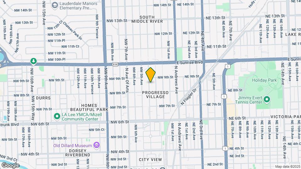 824 NW 4th Ave Map and Location Details