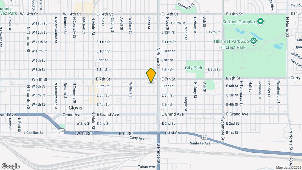 601 Ross St Map and Location Details