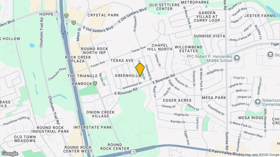 1804 Easton Dr Map and Location Details