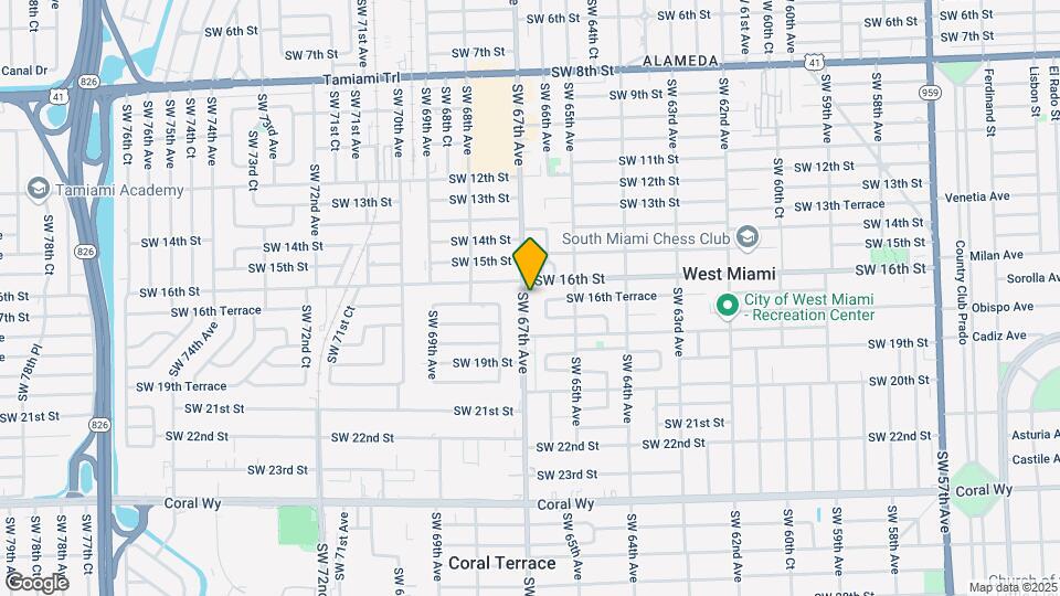 1643 SW 67th Ave Mapa y Detalles de la Ubicación