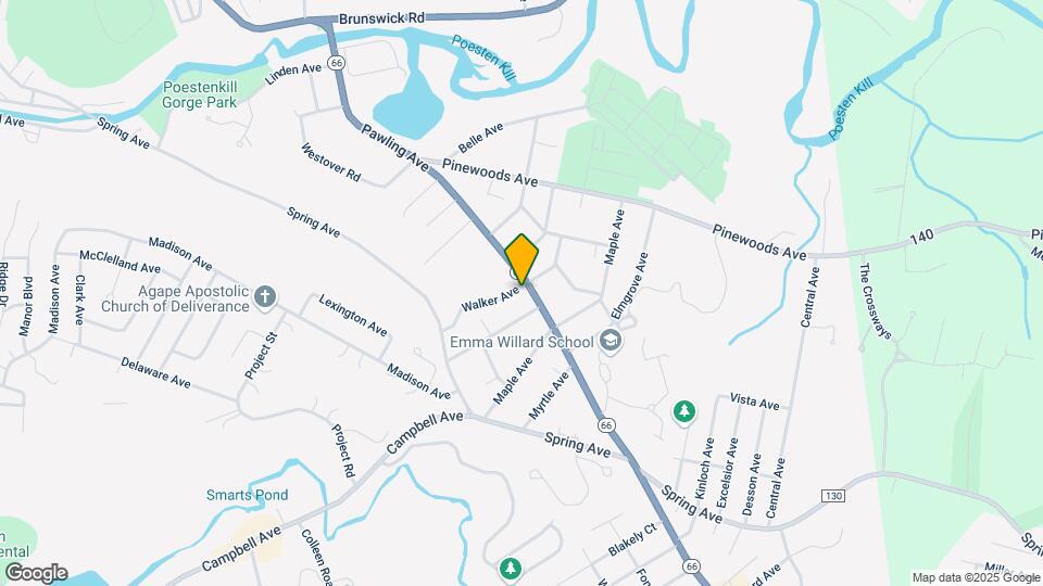 250 Pawling Ave Map and Location Details