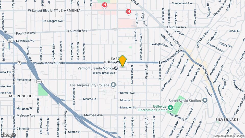 4547 Willowbrook Ave Map and Location Details