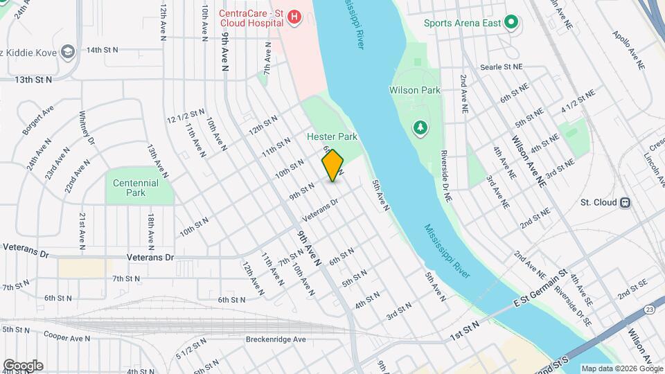 818 7th Ave N Map and Location Details