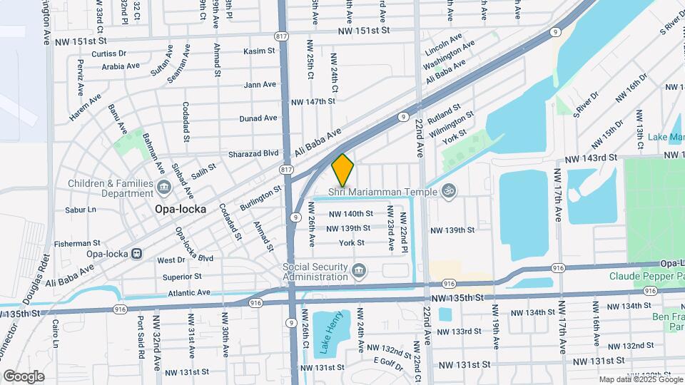 14100 NW 24th Ct Map and Location Details