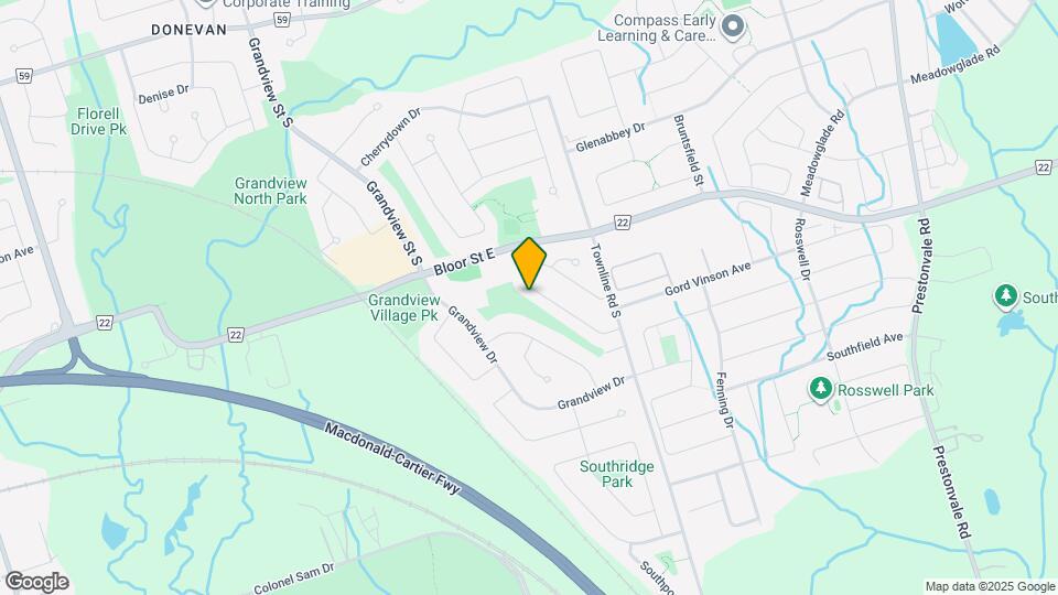 692 Down Crescent Map and Location Details