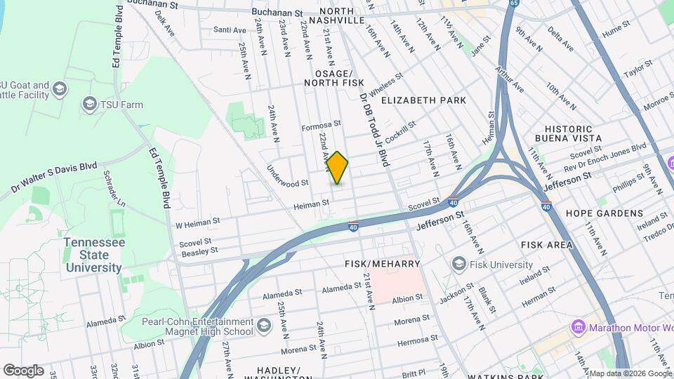 1406 22nd Ave N Map and Location Details