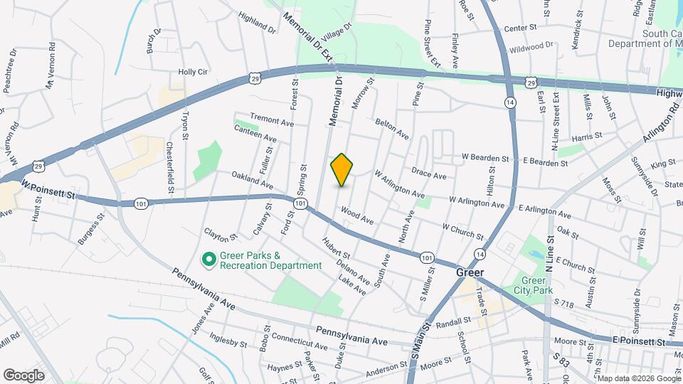 110 Morrow St Map and Location Details