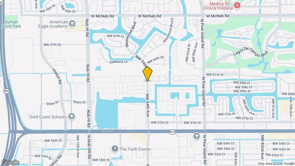 5982 NW 94th Ave Map and Location Details