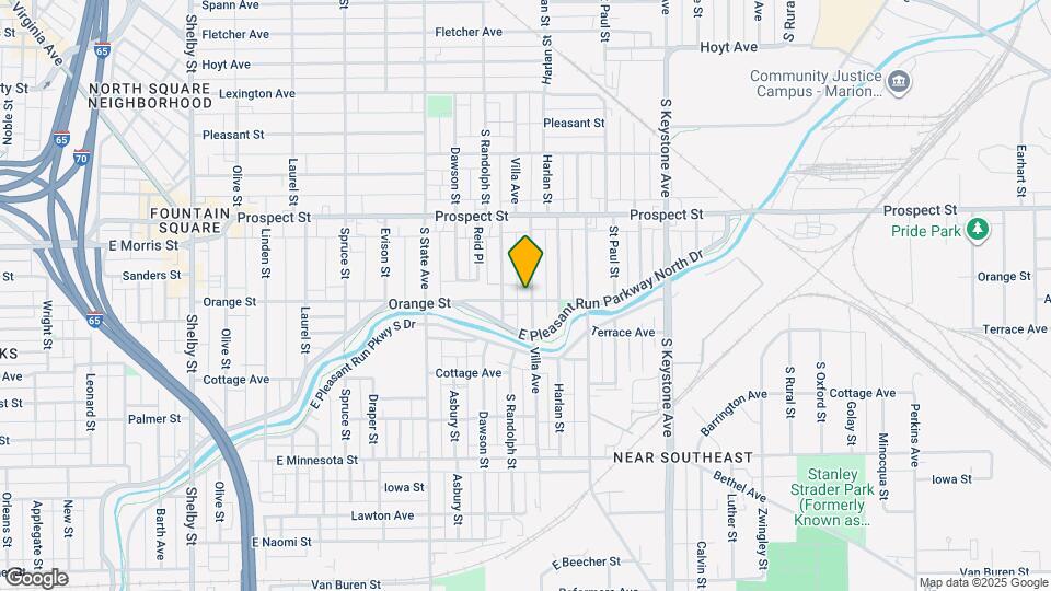 1230 Villa Ave Map and Location Details