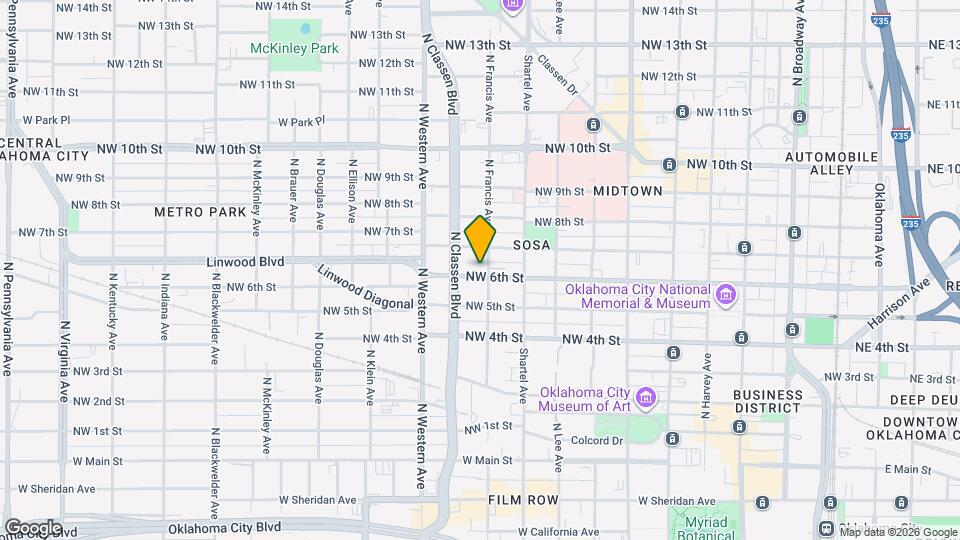 901 NW 6th St Map and Location Details