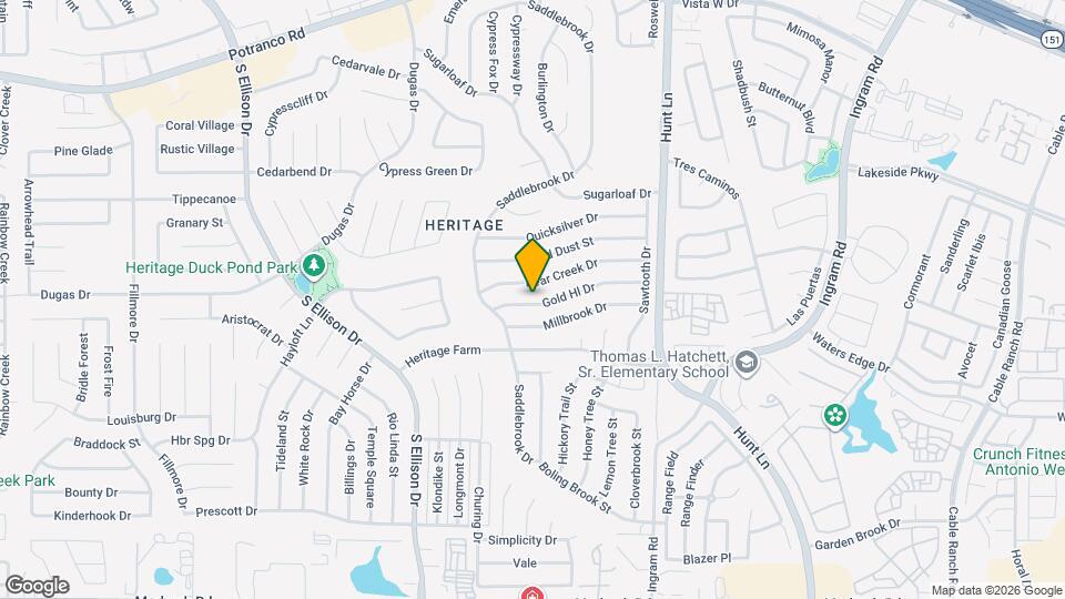 9607 Gold Hl Dr Map and Location Details