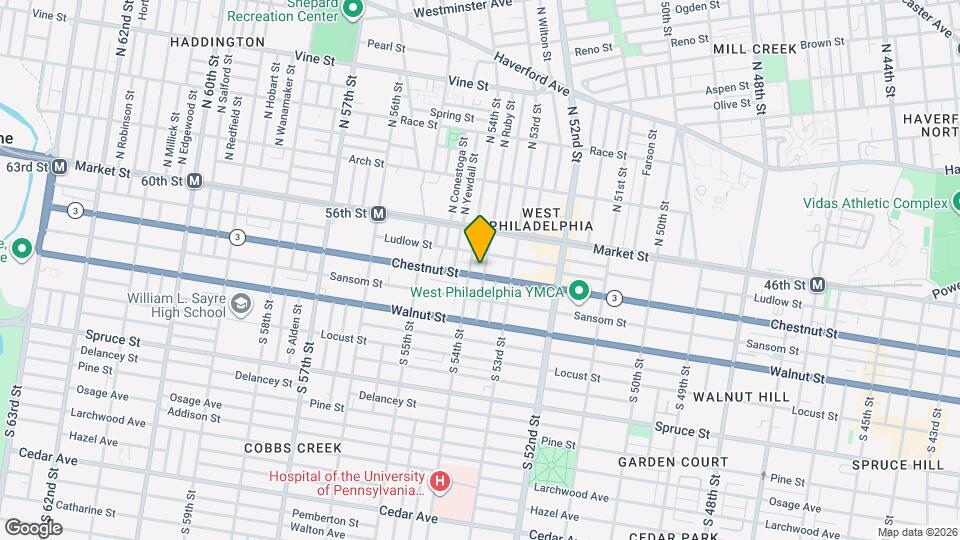 5341 Chestnut St Mapa y Detalles de la Ubicación