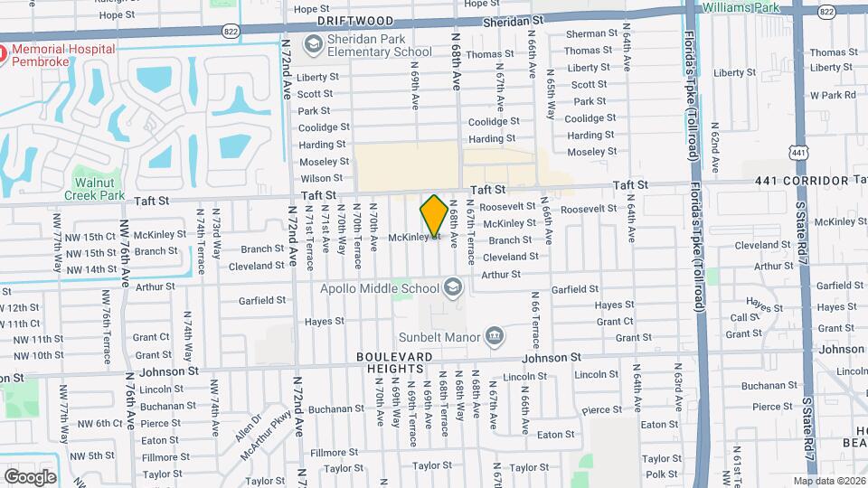 1430 N 68th Ave Map and Location Details