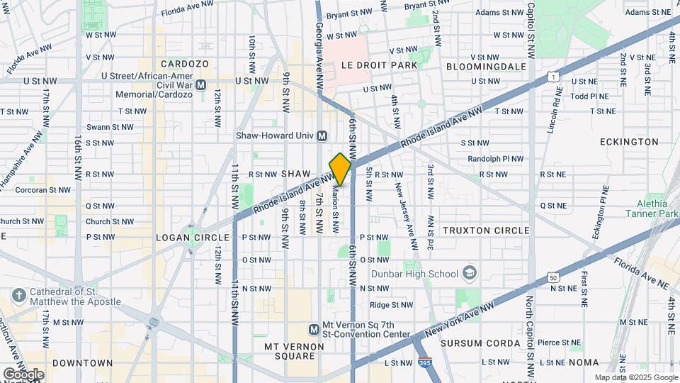 1619 Marion St NW Map and Location Details
