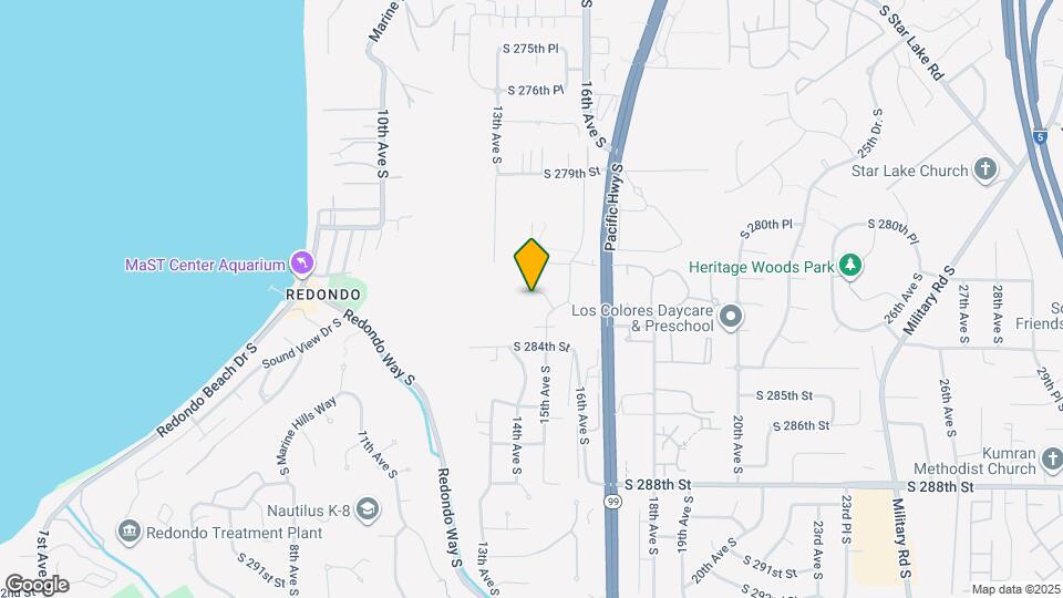 1411 S 282nd Pl Map and Location Details