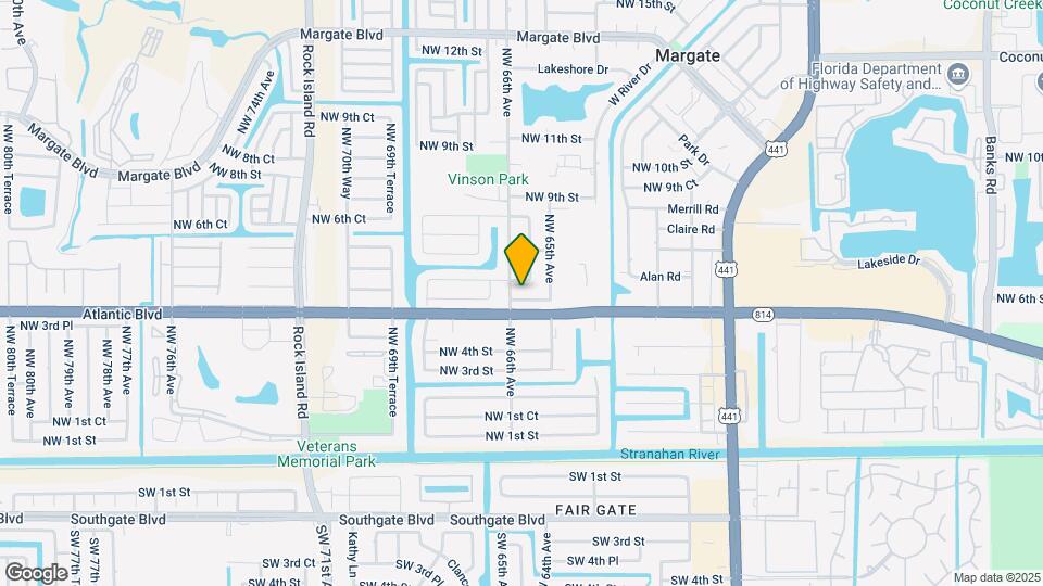 6551 NW 5th St Map and Location Details