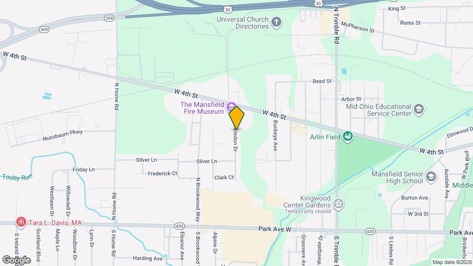 242 Wimbledon Dr Map and Location Details