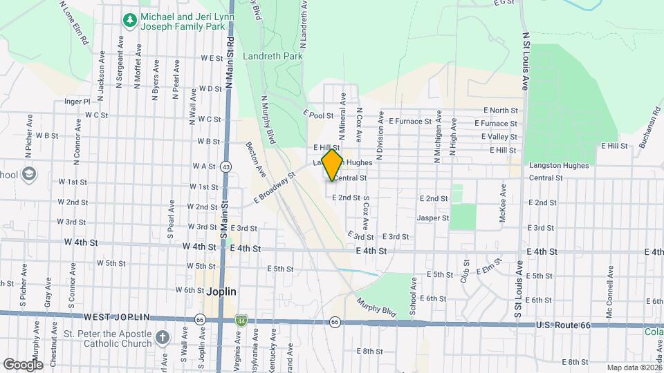 211 S Galena Ave Map and Location Details