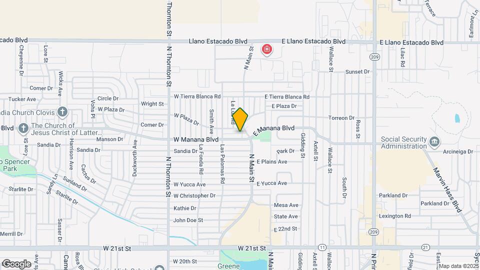 110 W Manana Blvd Map and Location Details