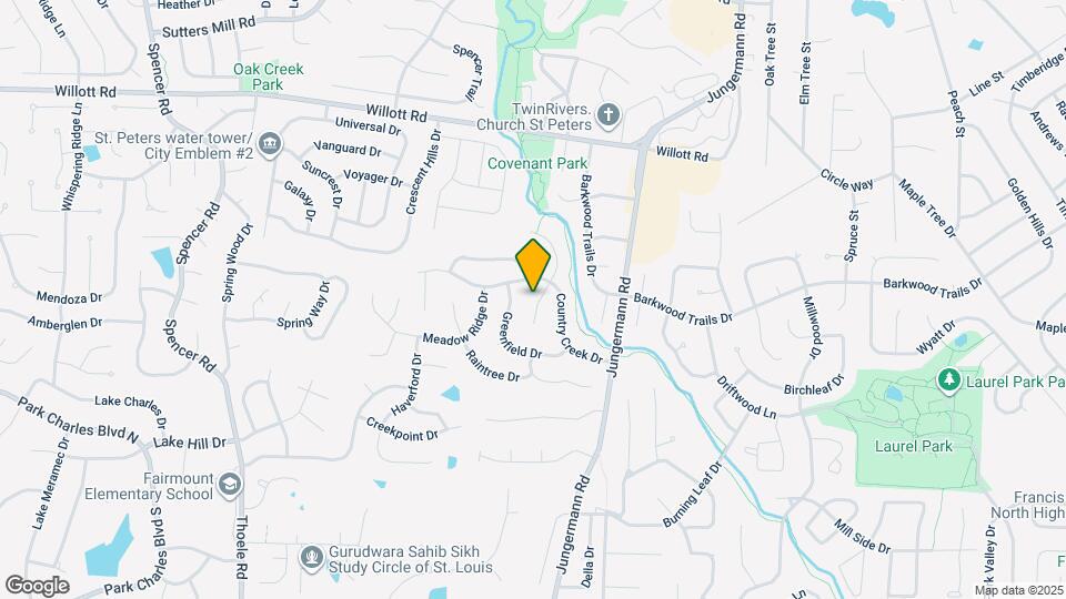 12 Oakshire Ct Map and Location Details