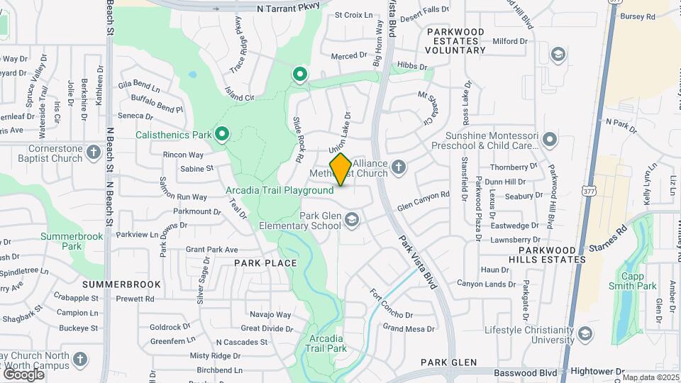 5100 Hot Springs Trail Mapa y Detalles de la Ubicación