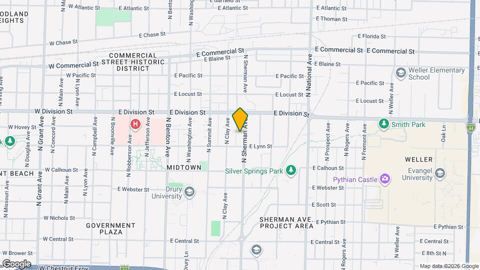 1429 N Sherman Ave Map and Location Details