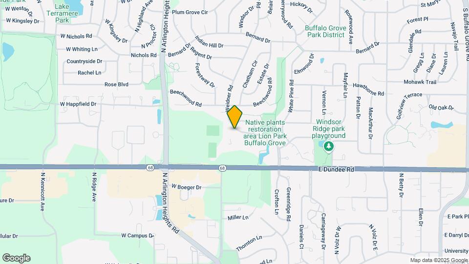 720 Weidner Rd Map and Location Details