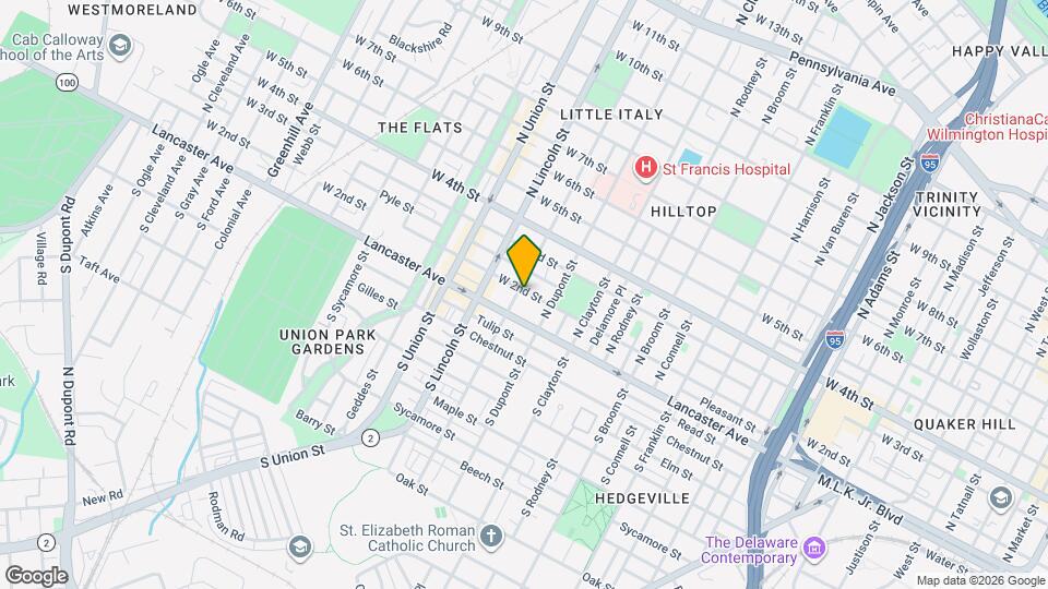 122 N Scott St Map and Location Details