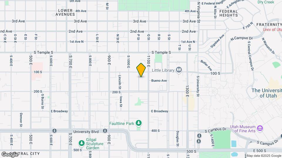 129 S Mcclelland St Map and Location Details