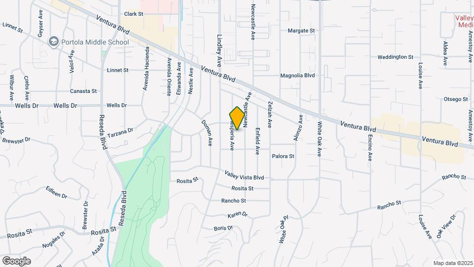 5038 Hesperia Ave Map and Location Details