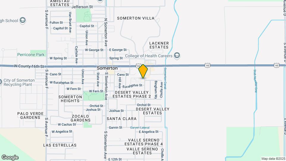 Valle De Desierto Apartments Map and Location Details