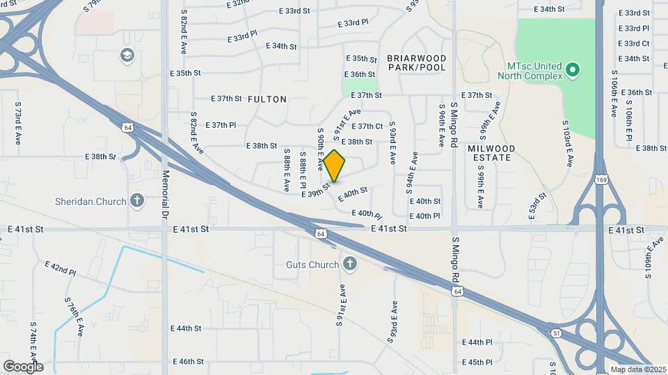 9012 E 39th St Map and Location Details