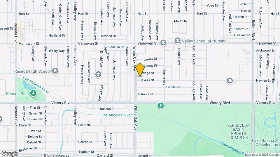17643 Haynes St Map and Location Details